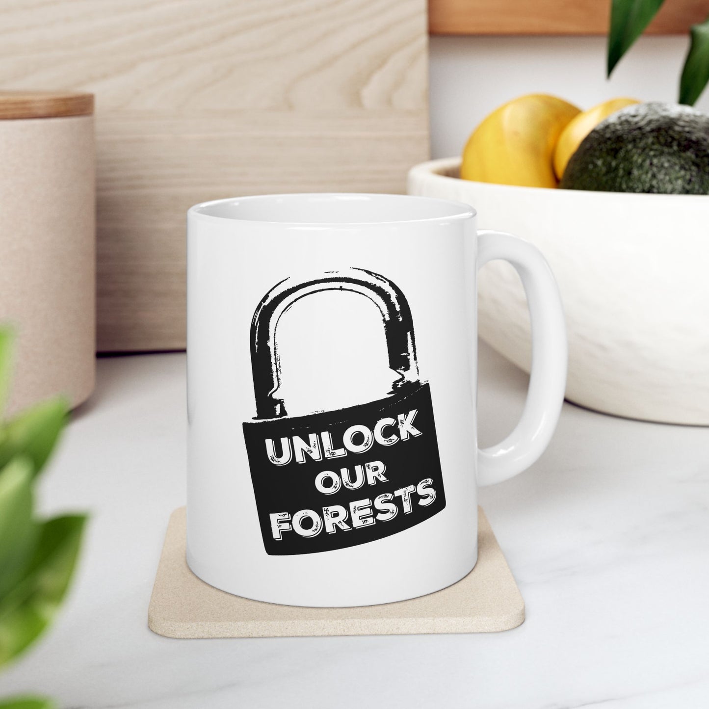 Roadless Rules Are For Tools - Unlock Our Forests Mug for Loggers, ATV, Snowmobile, Log Hauler