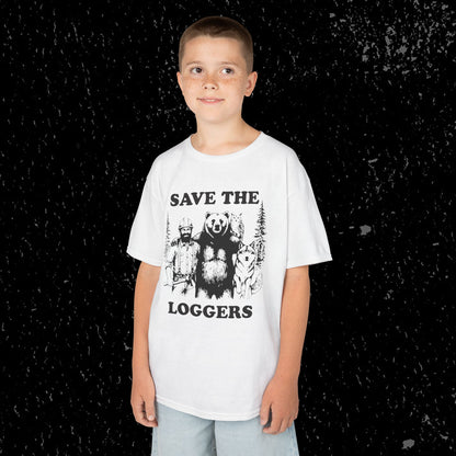 Kids Save The Loggers T-Shirt