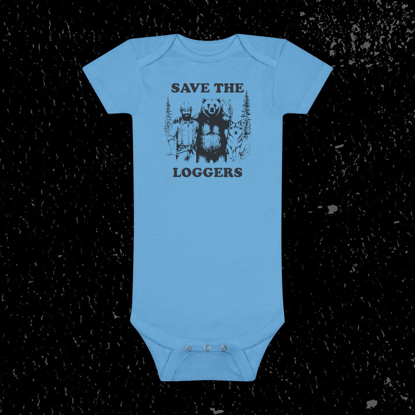"Save the Loggers" Baby Onesie