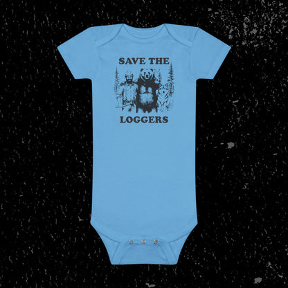"Save the Loggers" Baby Onesie