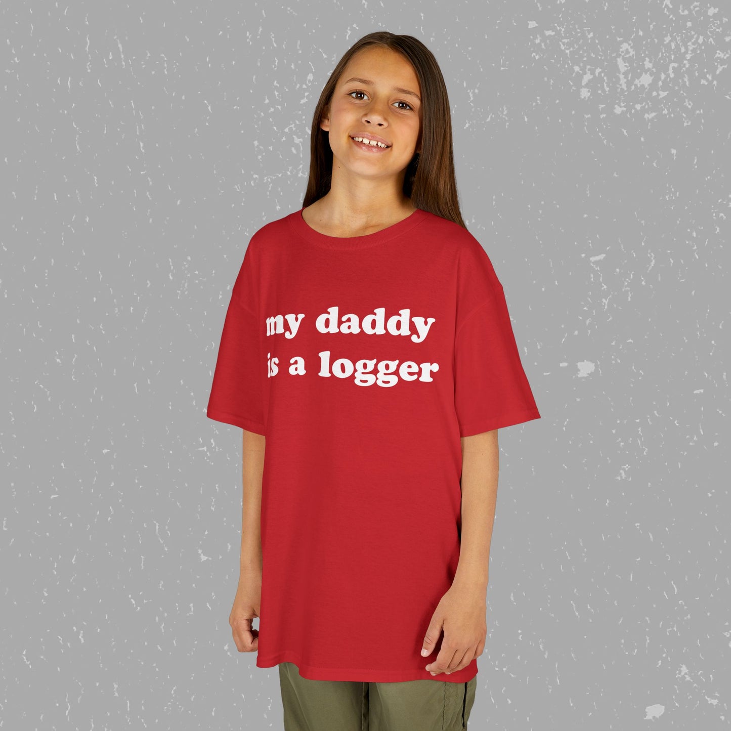 My Daddy Is A Logger Kids T-Shirt