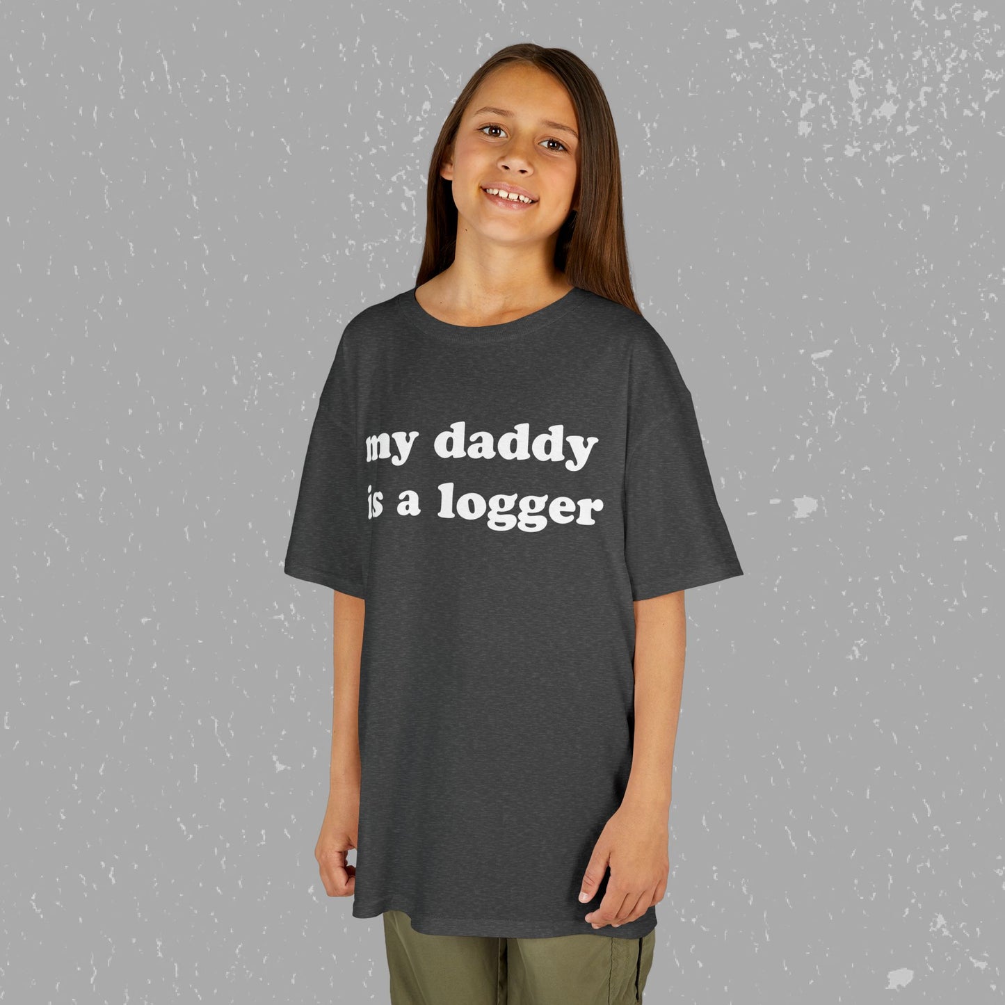 My Daddy Is A Logger Kids T-Shirt